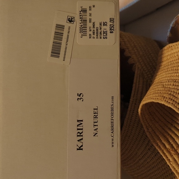 Carrie Forbes women's size 35 beige shoes. - Picture 6 of 7